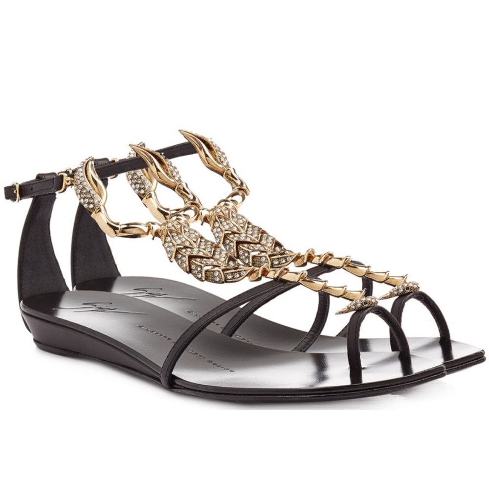 ISO Giuseppe Zanotti scorpion flat sandals size 40